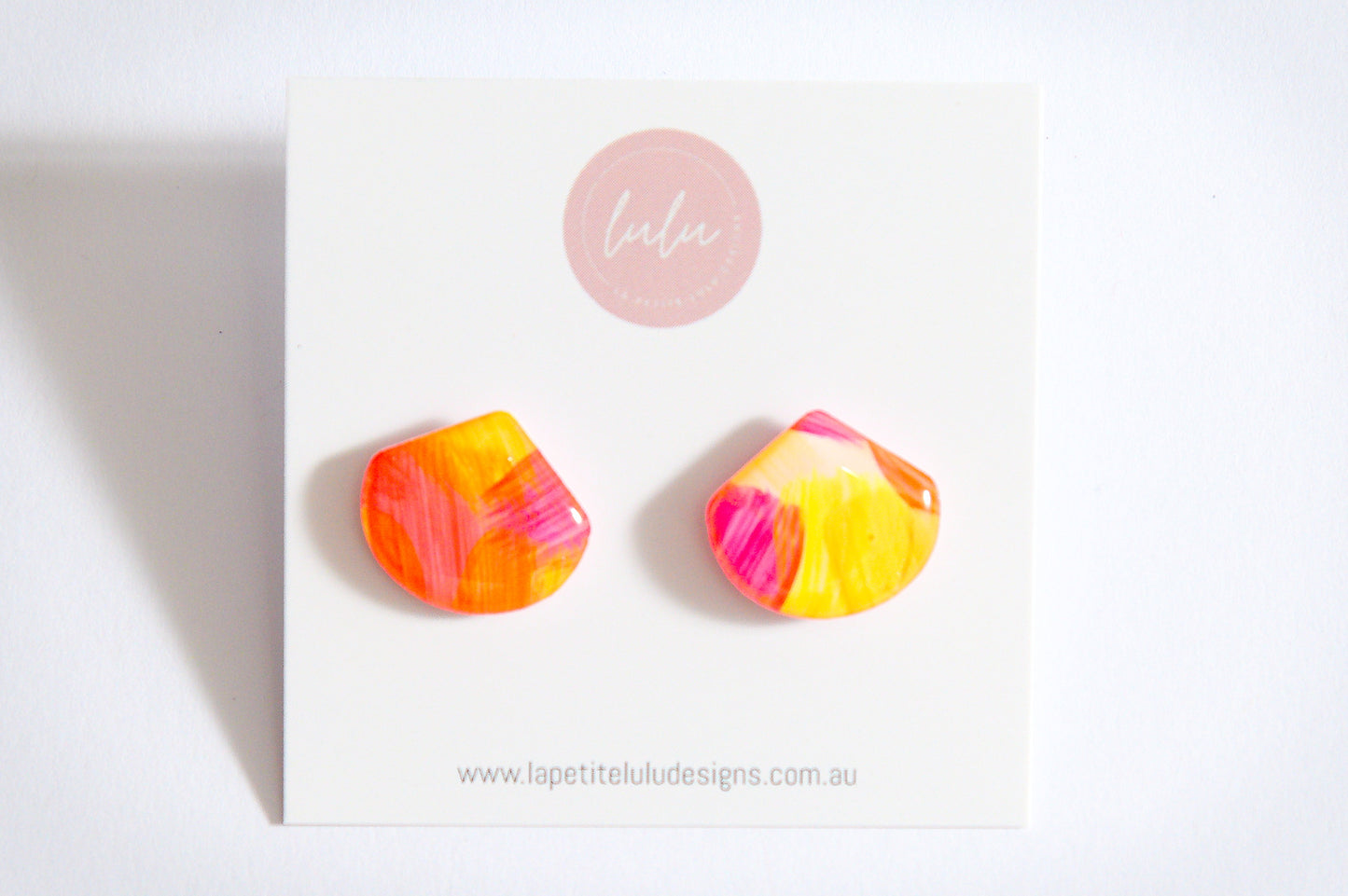 Fan Studs | Neon Dreams