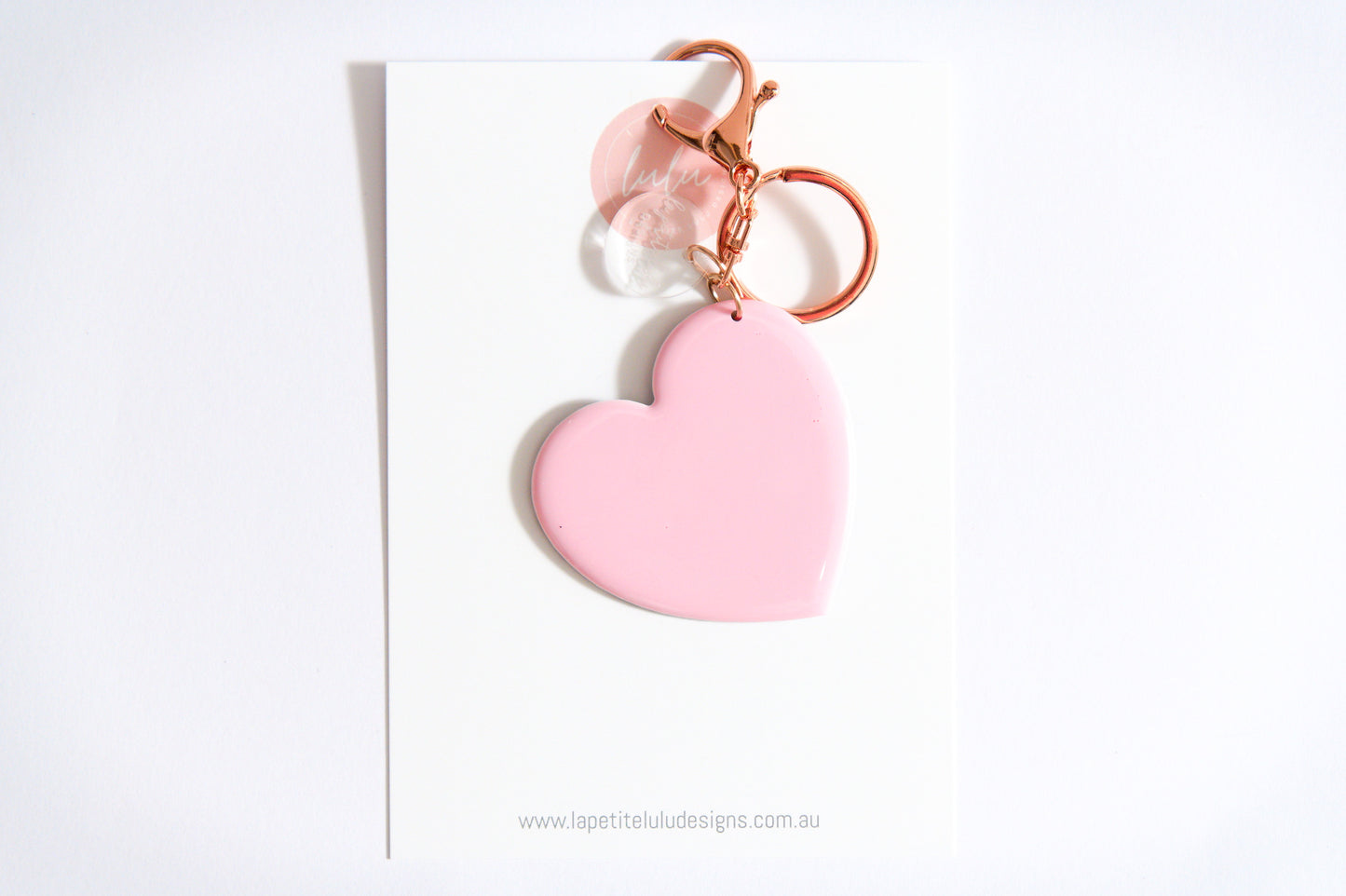 Heart Key Ring | Seeing Spots