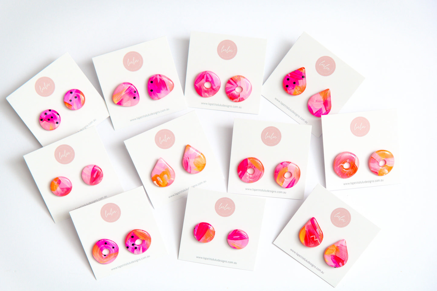 Teardrop Studs | Fruit Salad