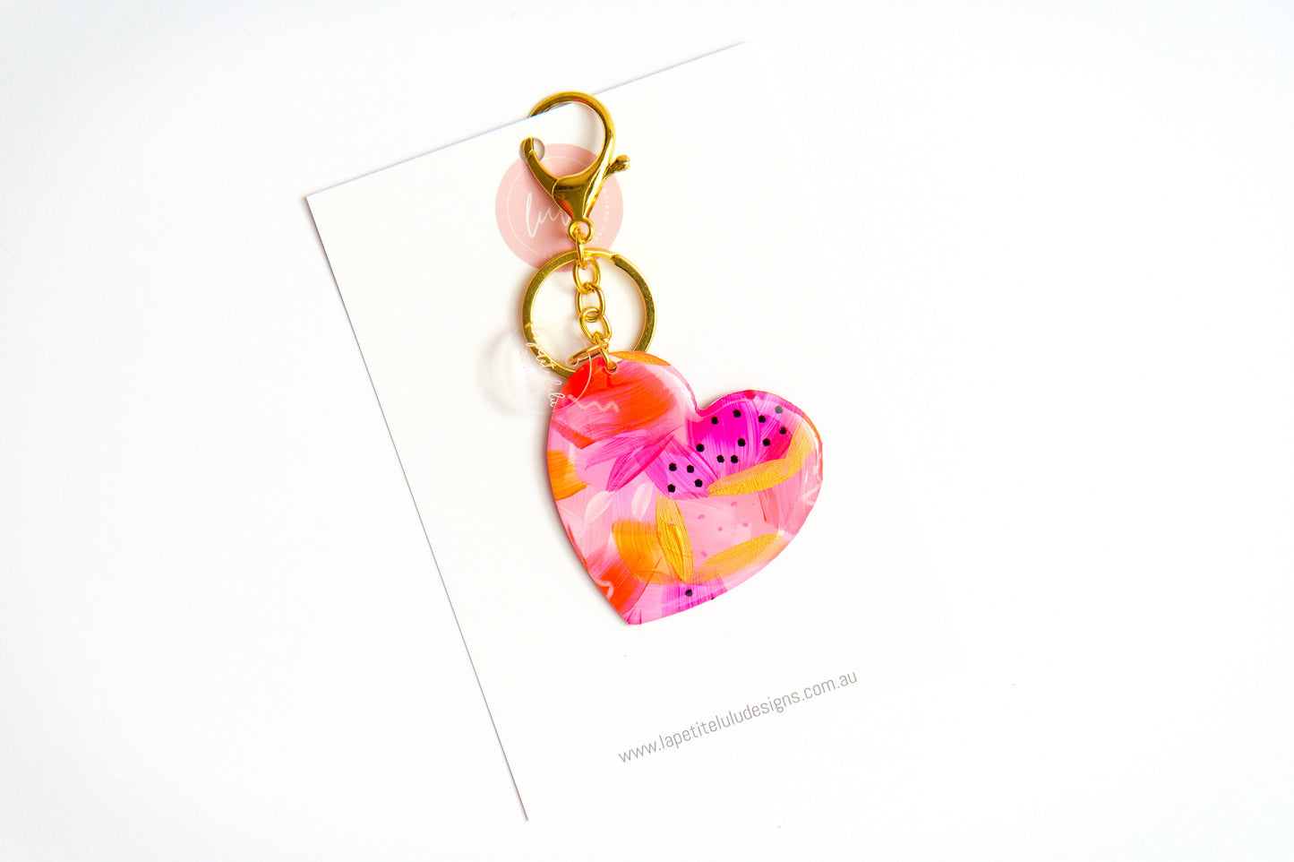 Heart Key Ring | Fruit Salad