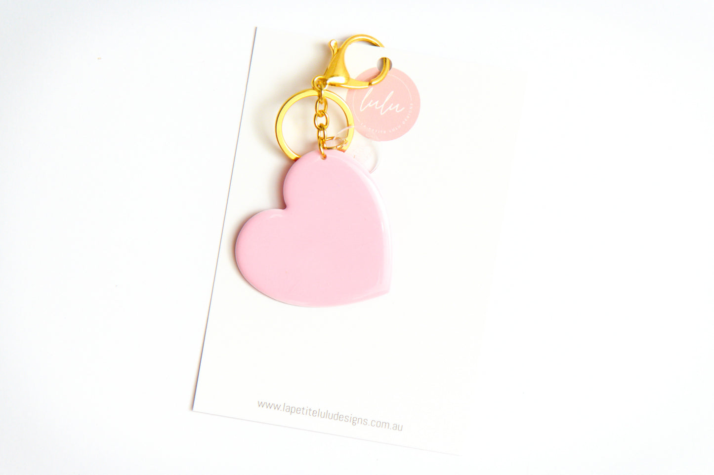Heart Key Ring | Bubble Gum Army