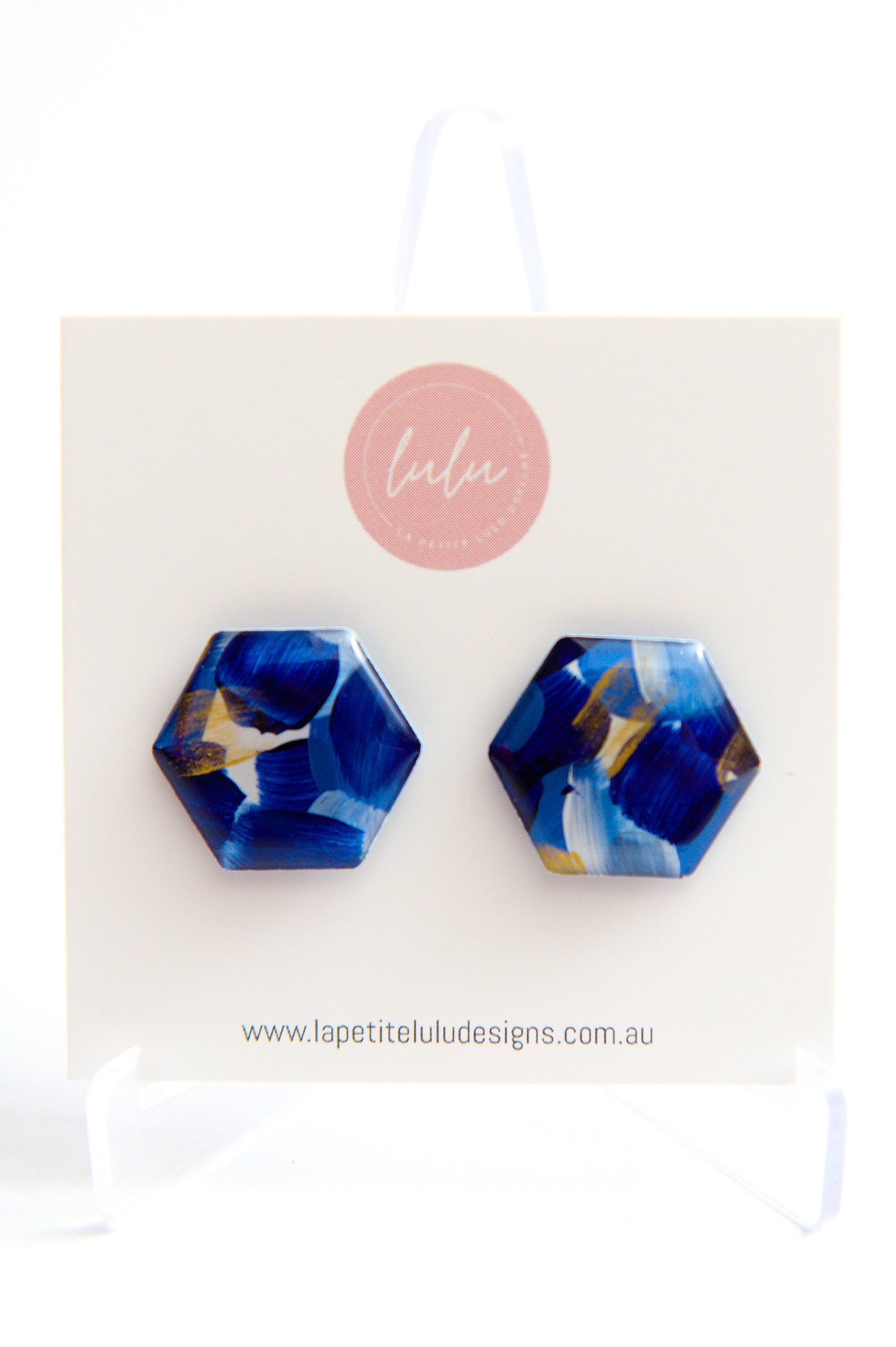 Hexagon Studs | Inked