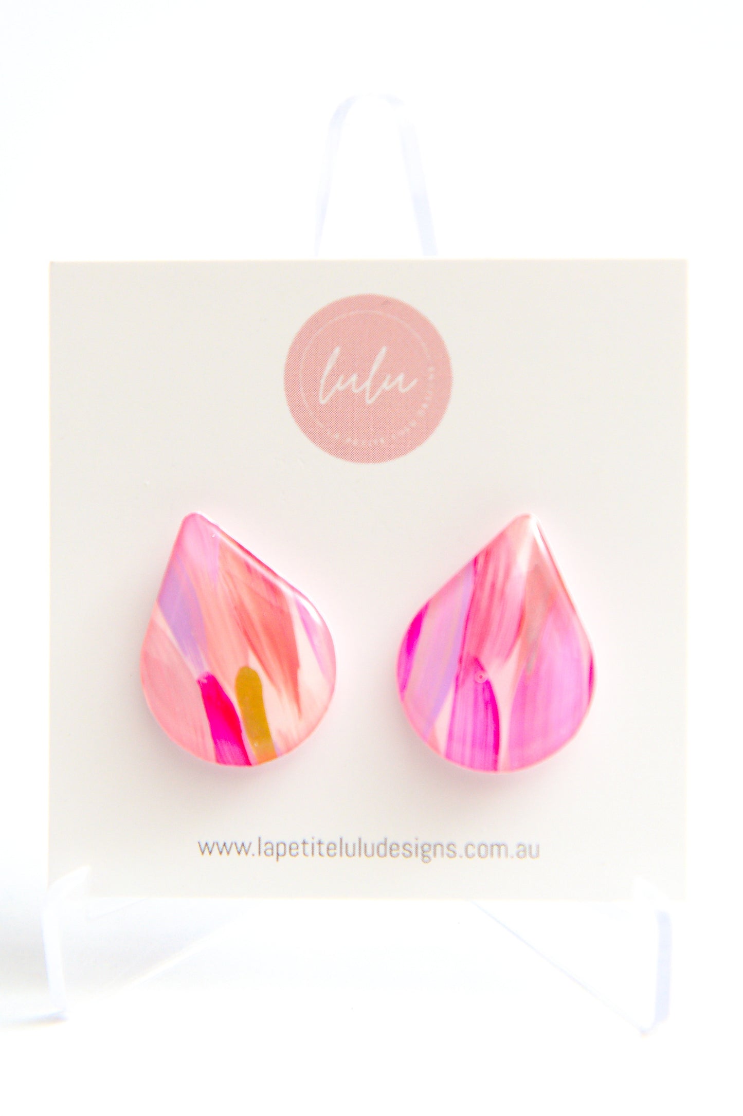 Teardrop Studs | Bubble Gum Army