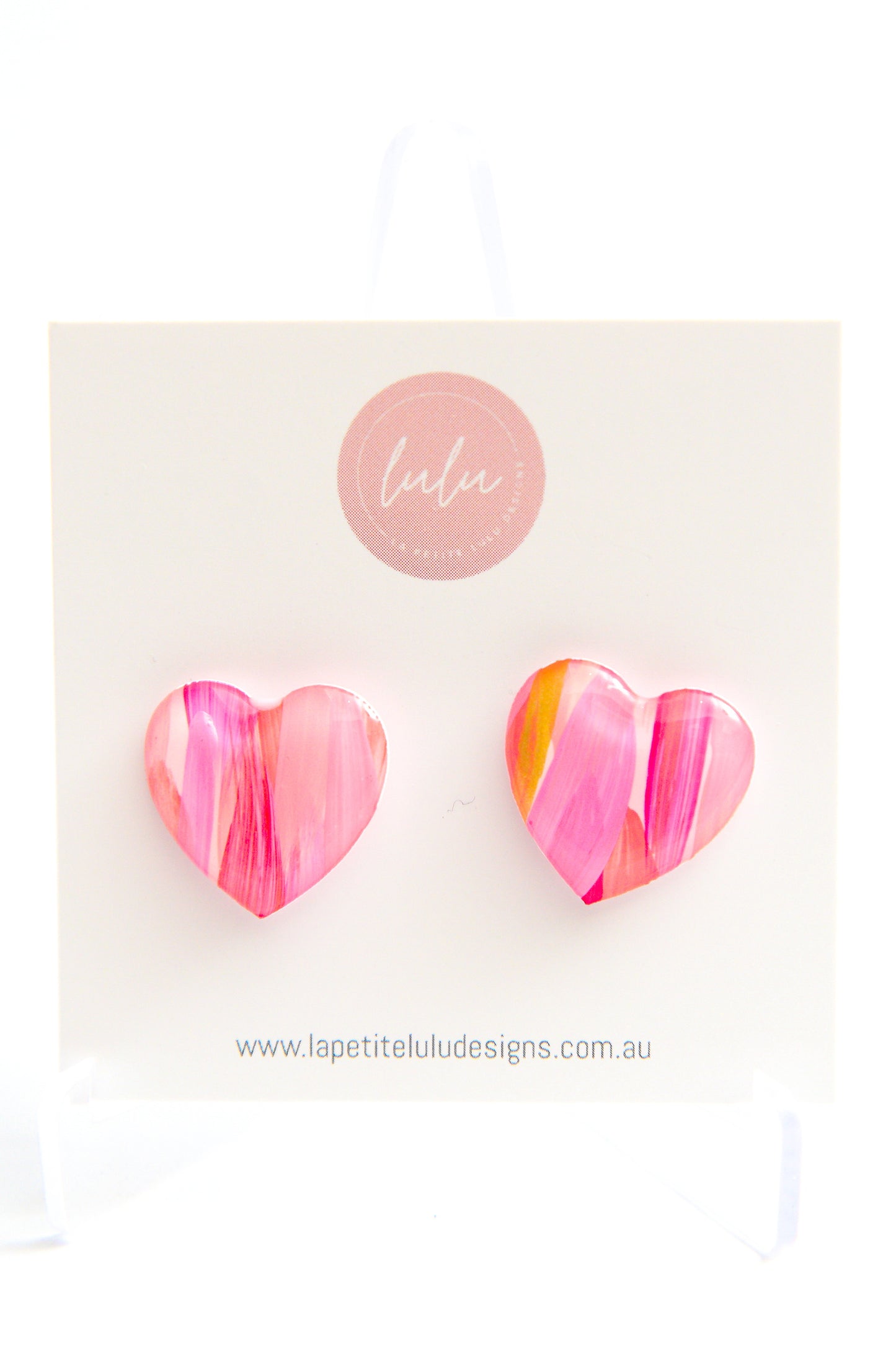 Heart Studs | Bubble Gum Army