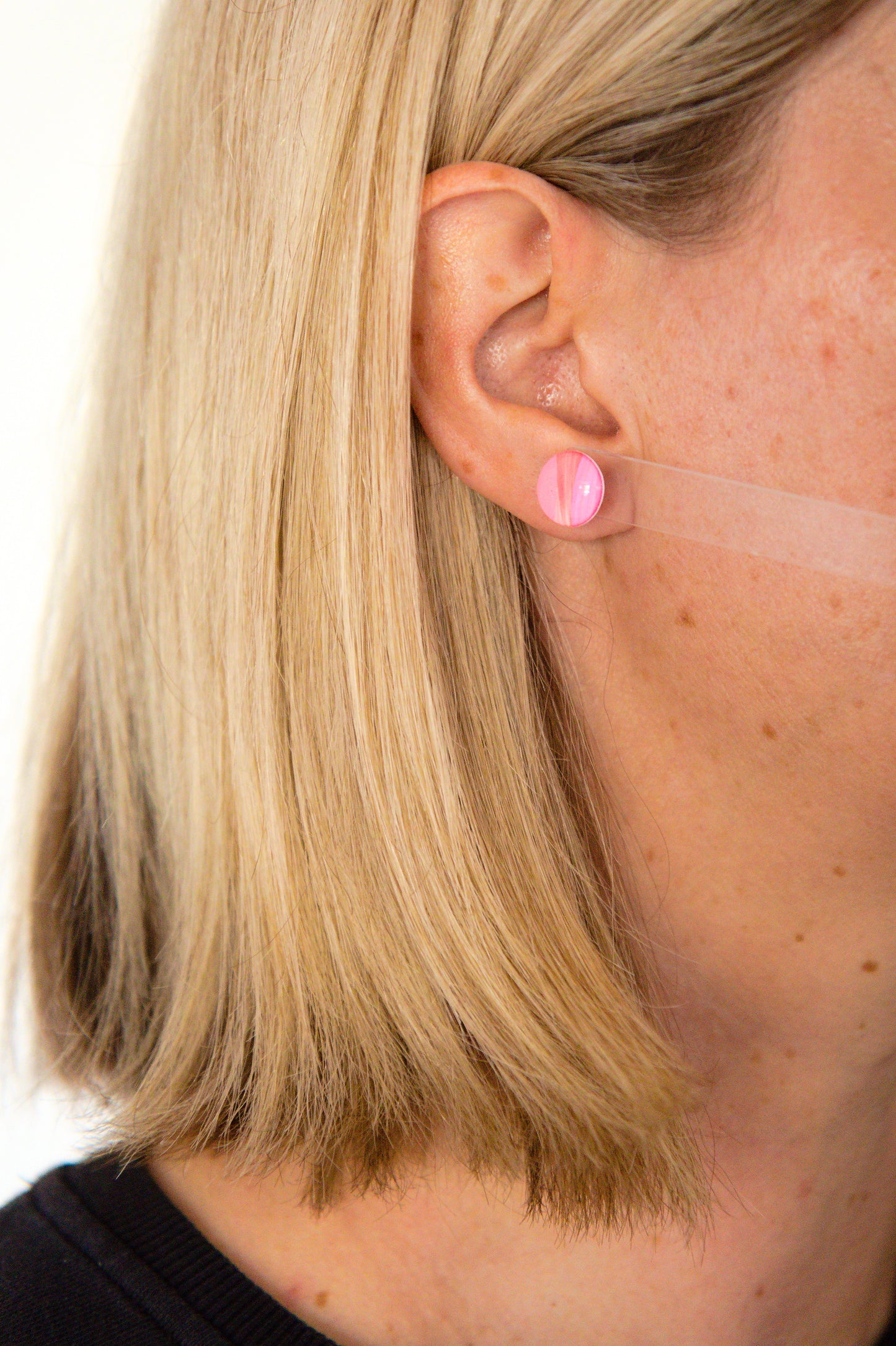 Mini Circle Studs | Bubble Gum Army