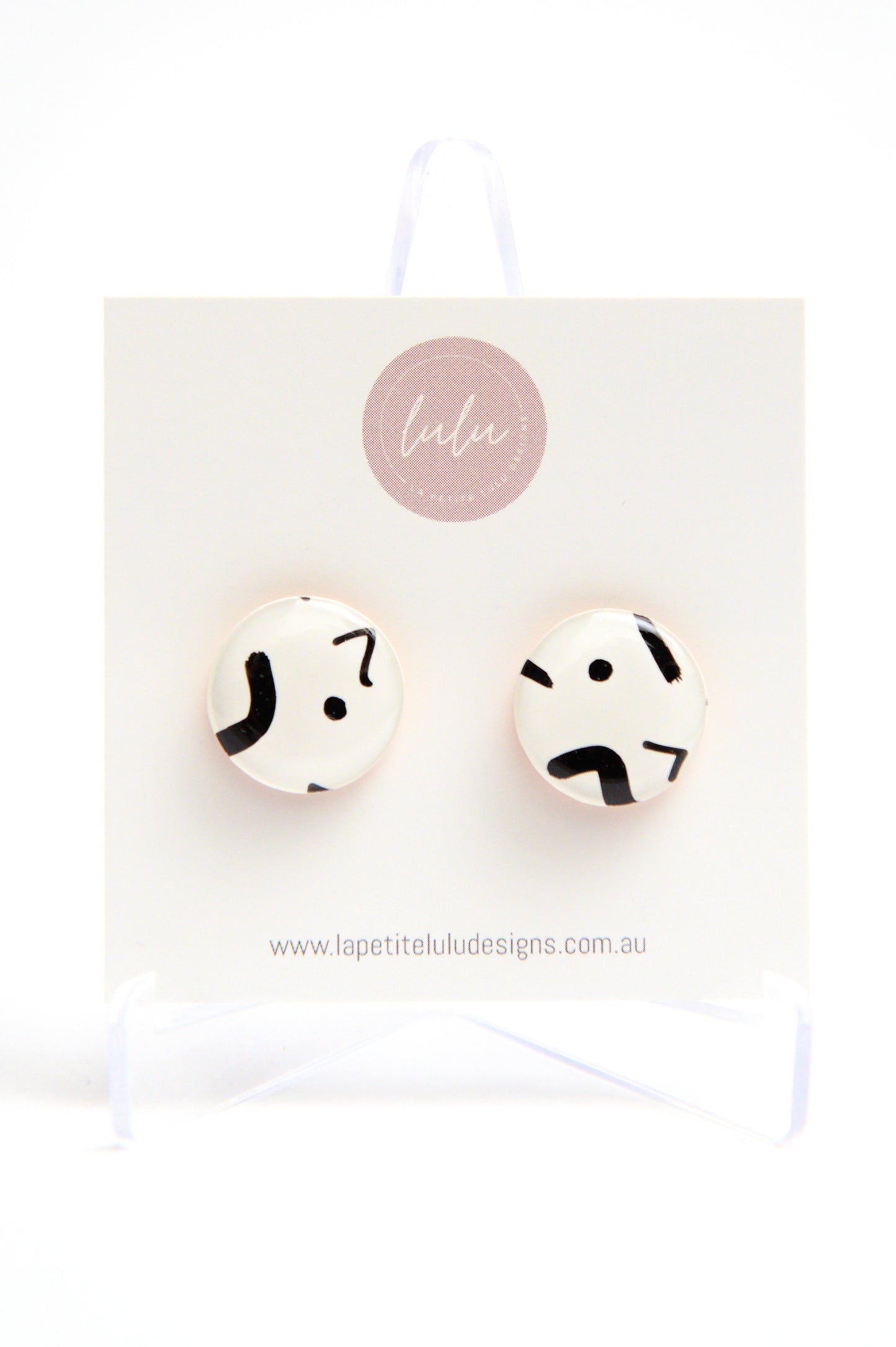 Circle Studs | Monochrome Moments