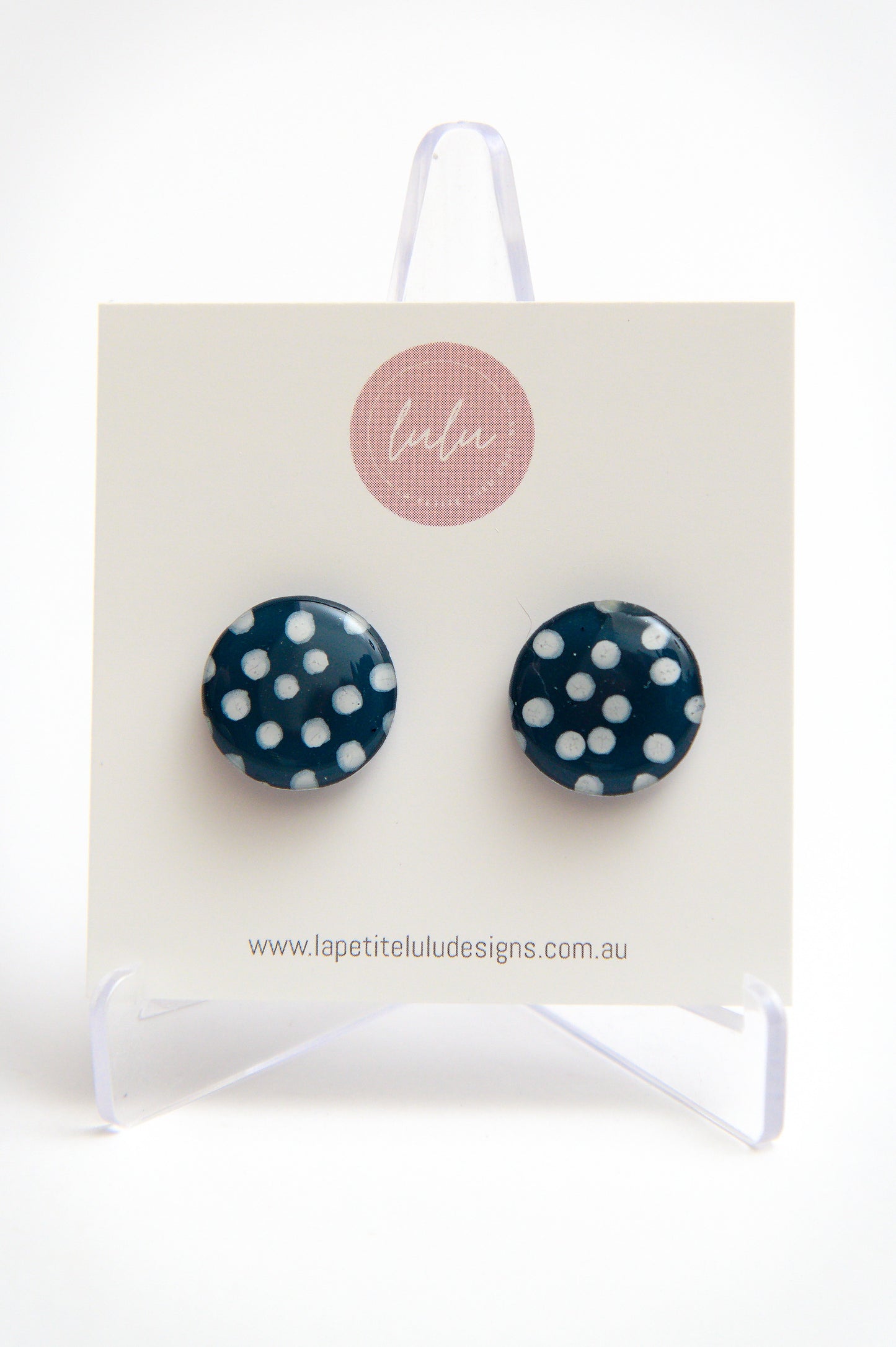 Circle Studs | Speckled