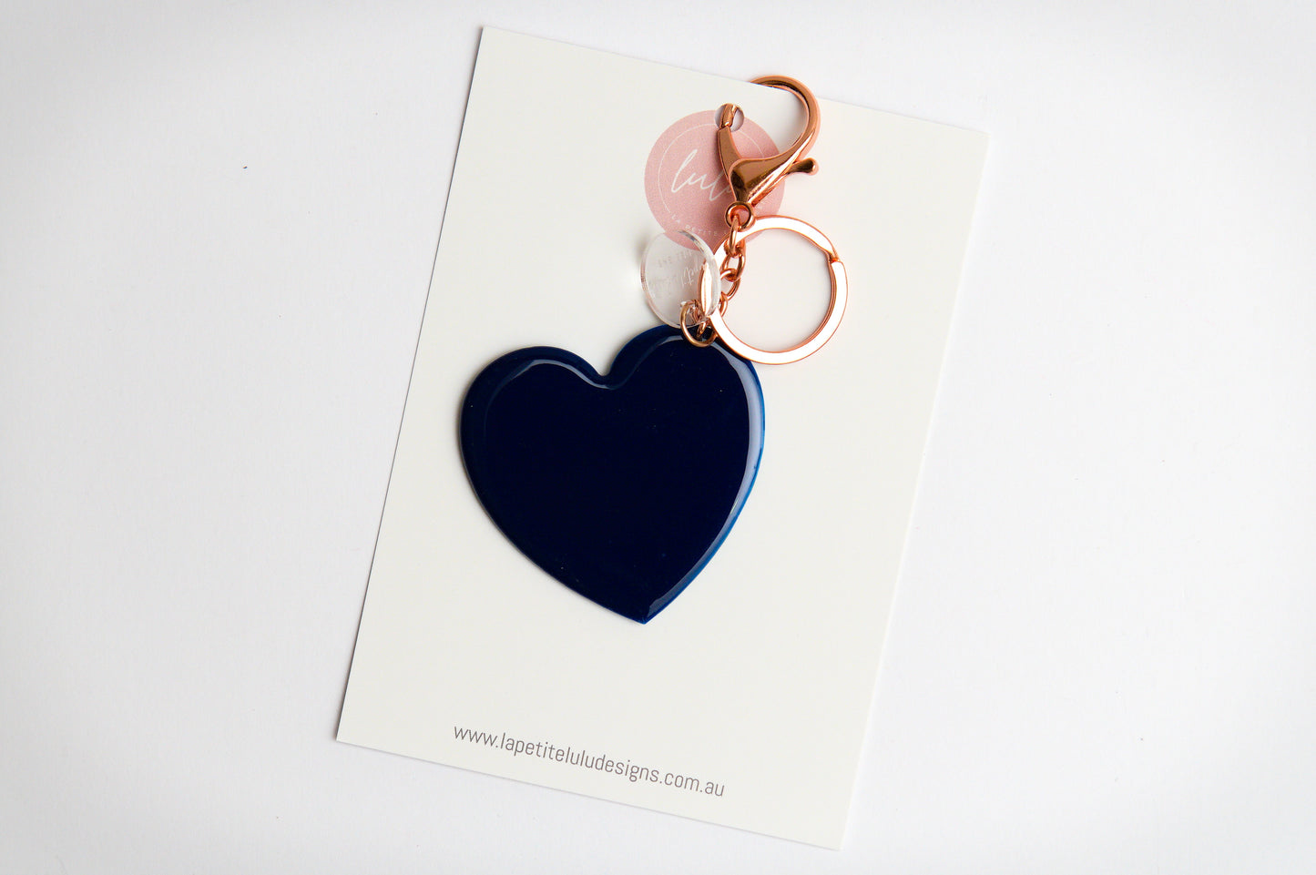 Heart Key Ring | Speckled