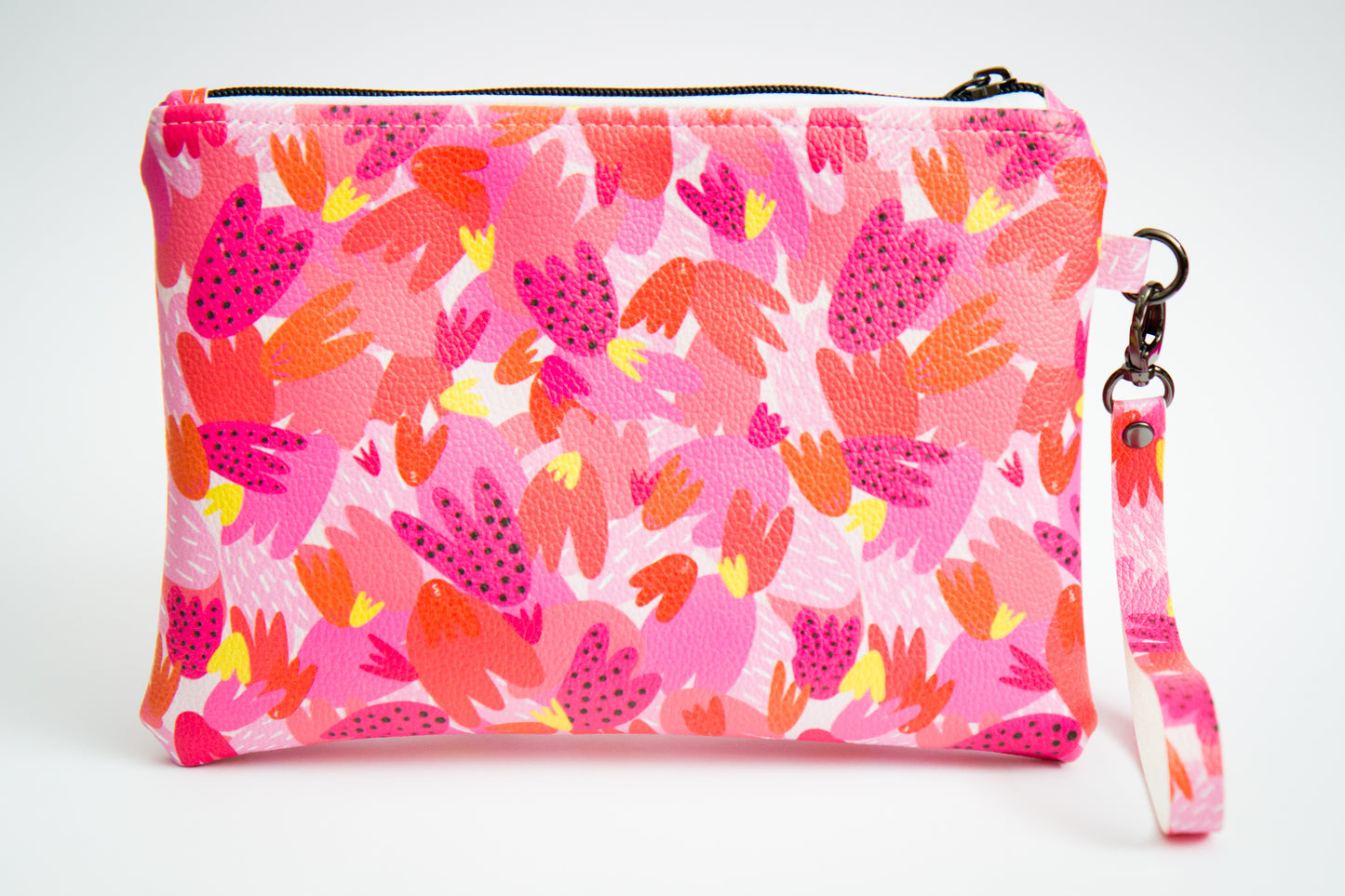 Wristlet Clutch - Fruit Salad (Black)