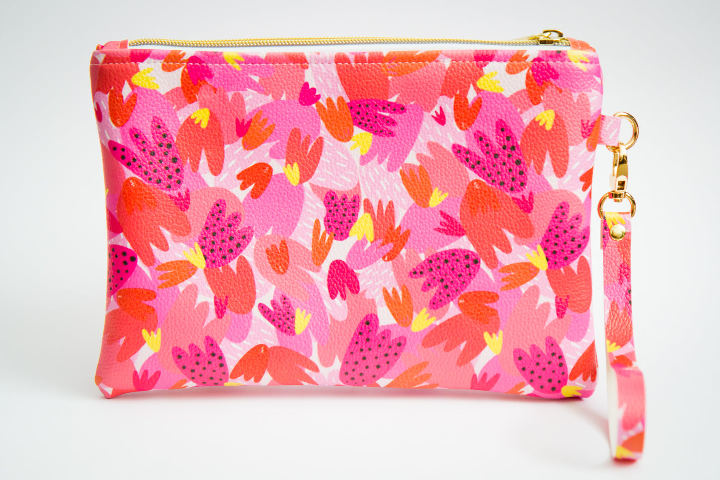 Wristlet Clutch - Fruit Salad (Gold)