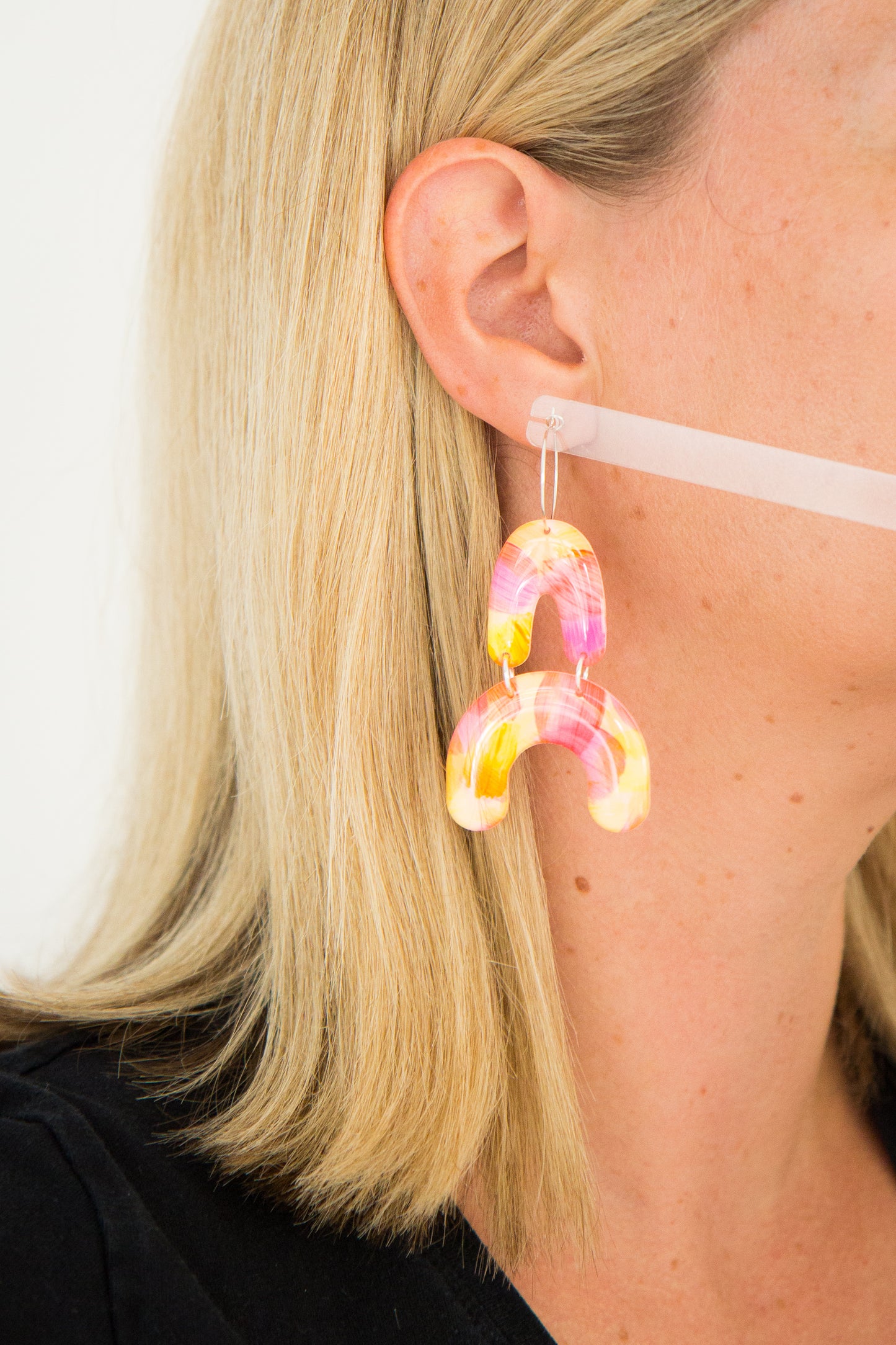 Double Rainbow Hoops | Neon Dreams