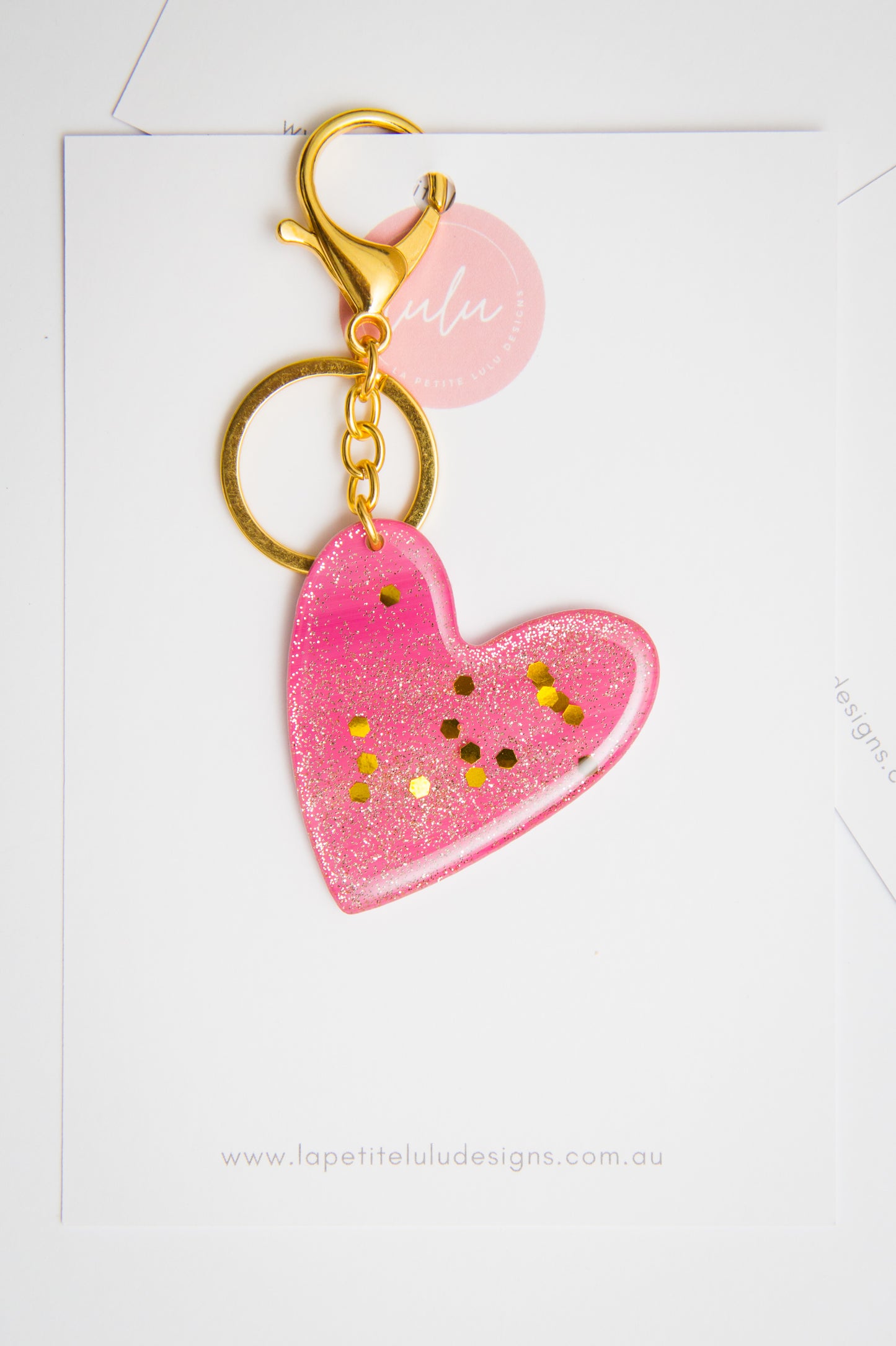 Heart Key Ring | Rosé Reverie