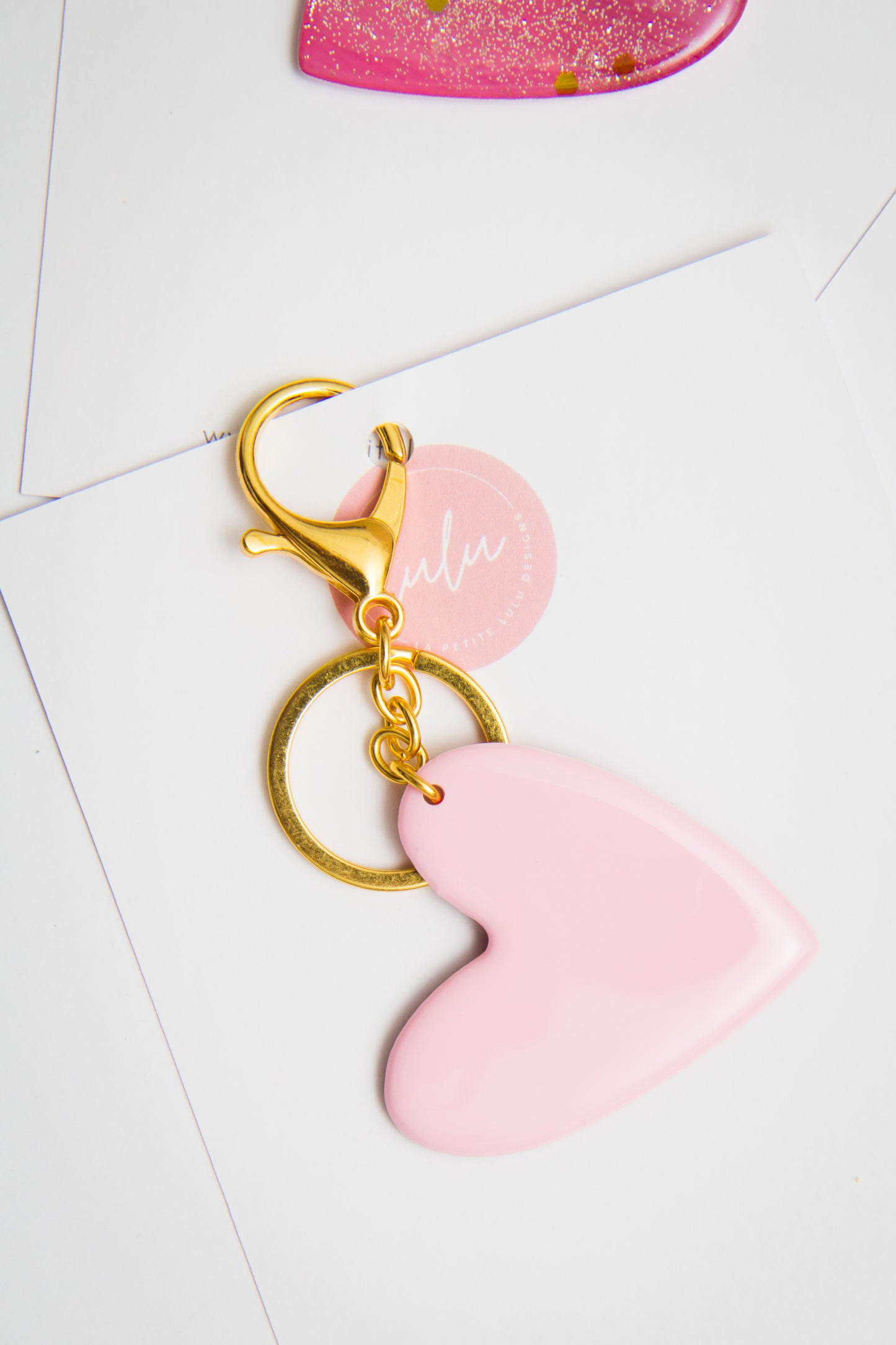Heart Key Ring | Rosé Reverie