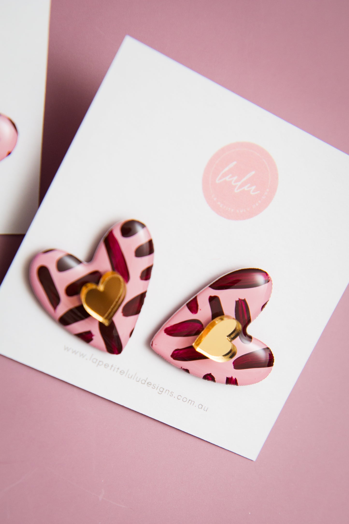 Amore Statement Studs | Mulberry Muse