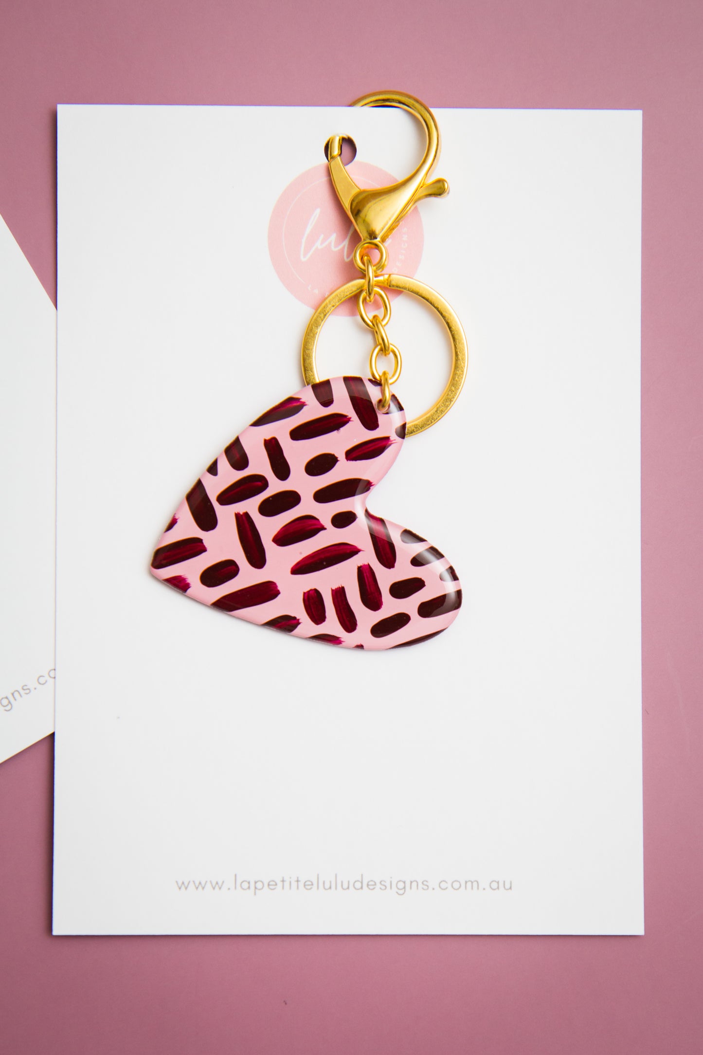 Heart Key Ring | Mulberry Muse