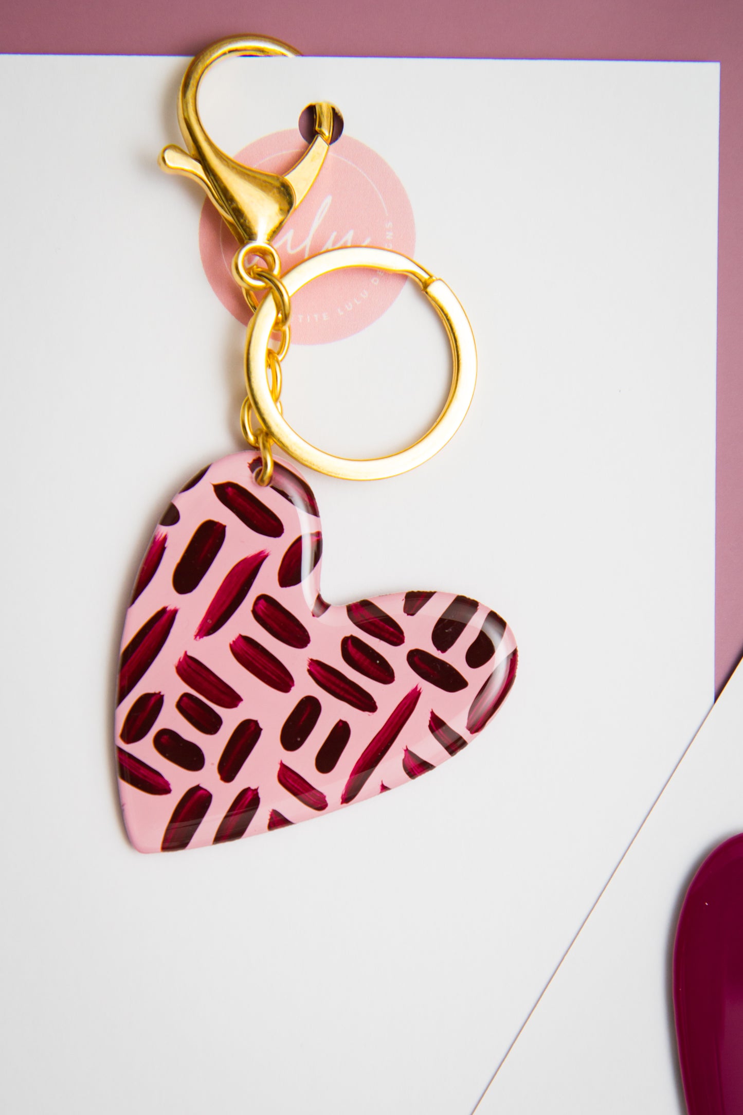 Heart Key Ring | Mulberry Muse