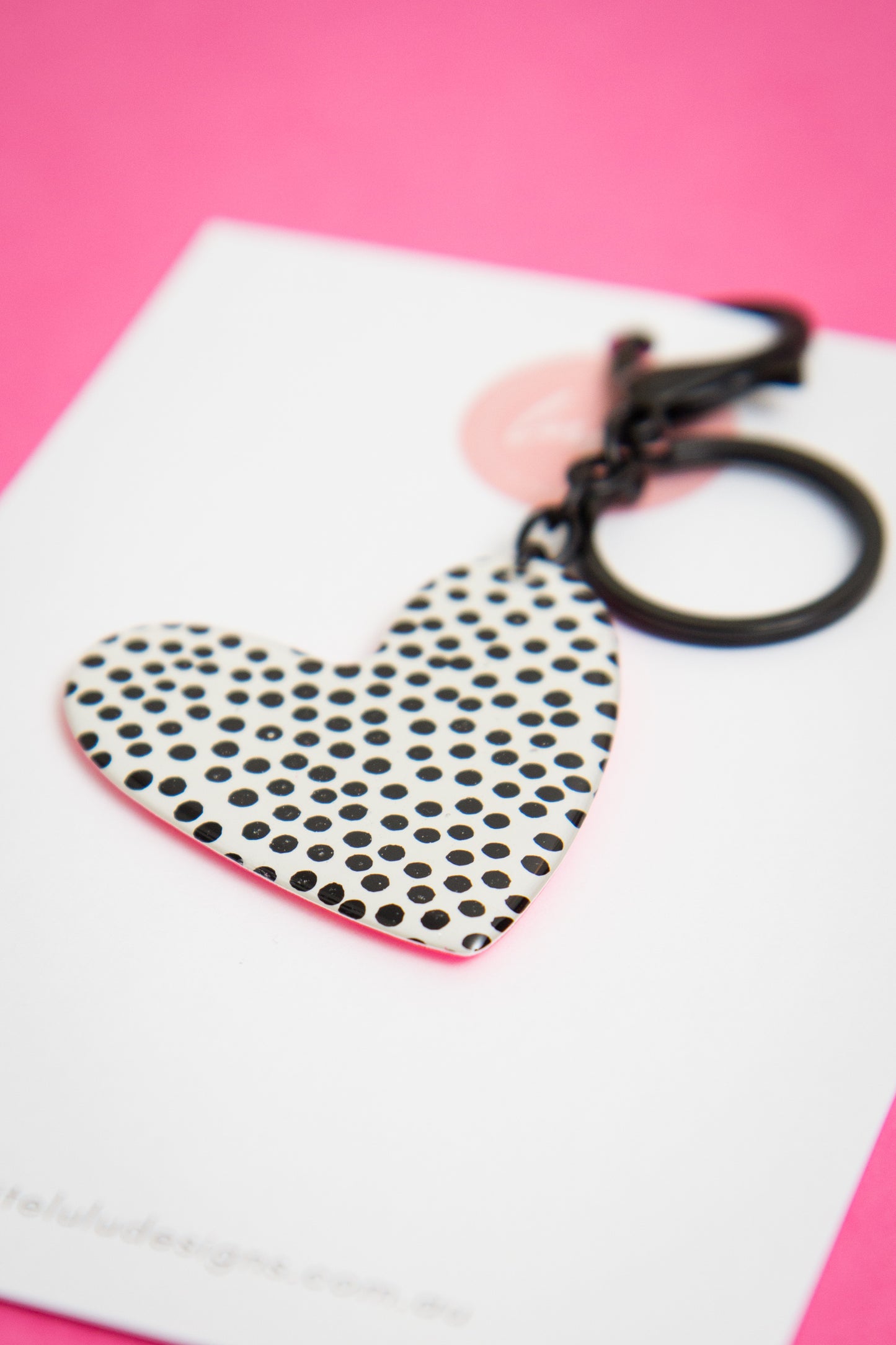 Heart Key Ring | Teeny Pop (Reversible)