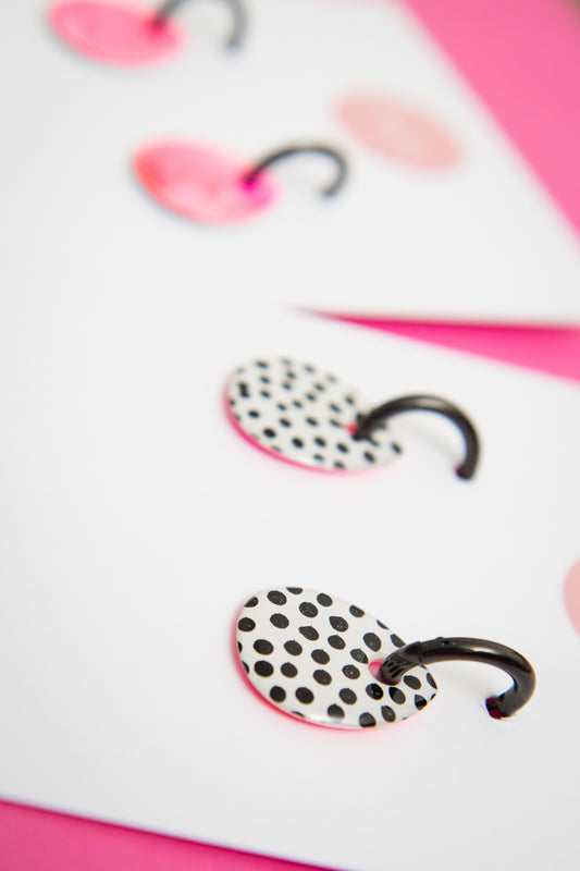 Isabella Huggie Hoops | Teeny Pop (Reversible)