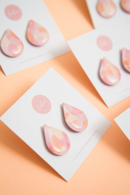Teardrop Studs | Blushlight
