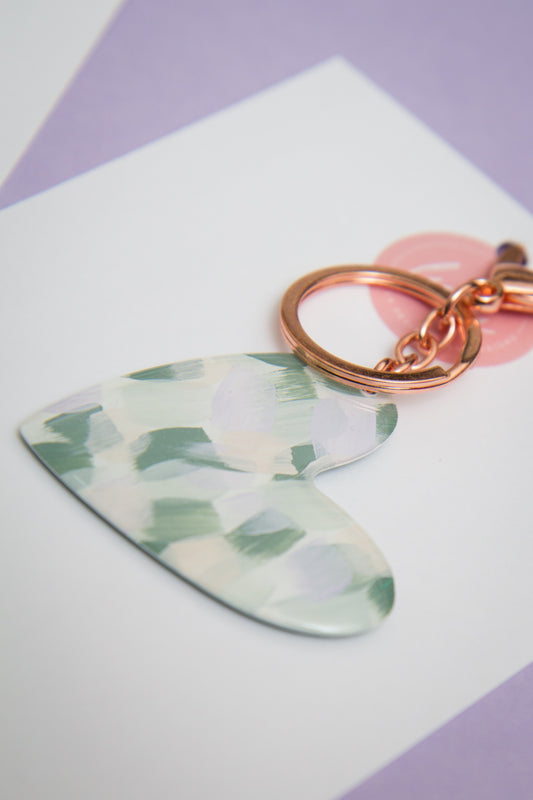 Heart Key Ring | Kindled Sage