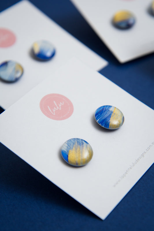Circle Studs (Midi) | Nocturne