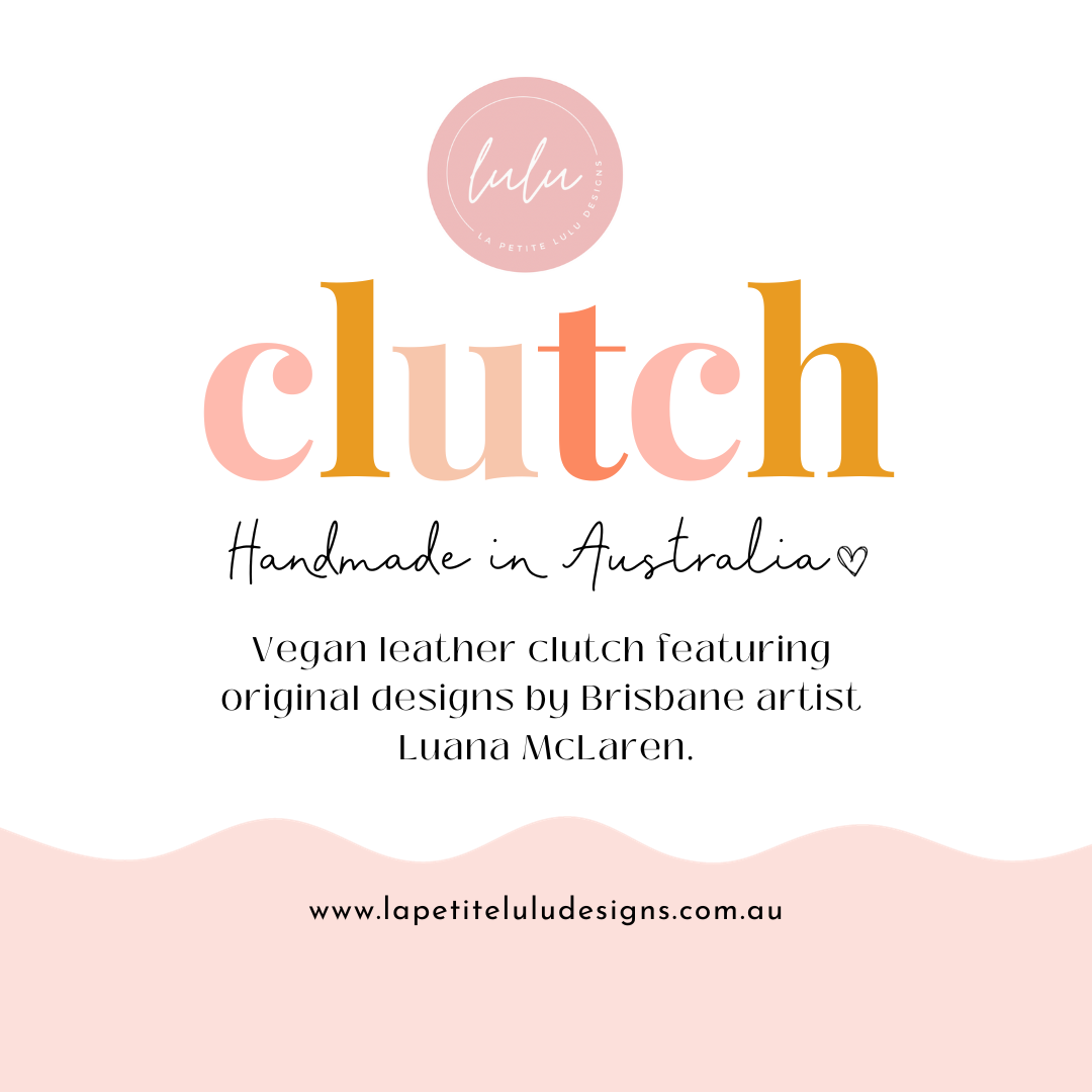 Wristlet Clutch - Fruit Salad (Gold)