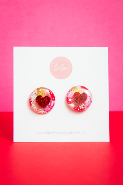 Circle Statement Studs | Cupid's Confetti