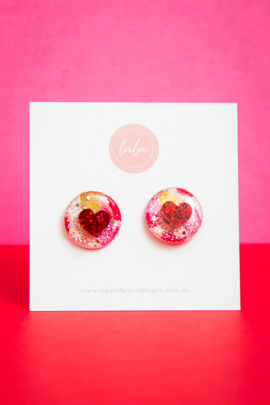 Circle Statement Studs | Cupid's Confetti