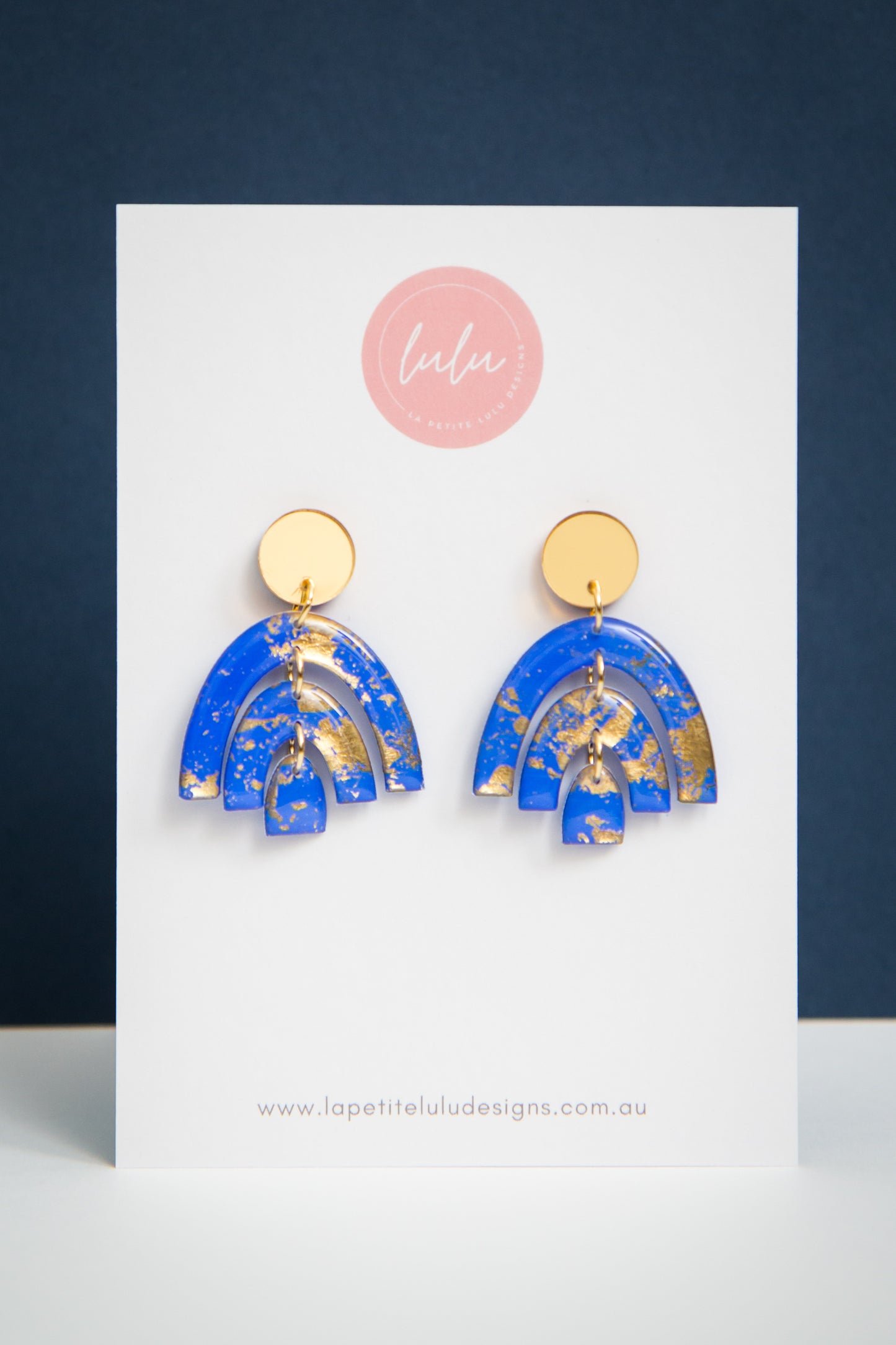 Arcadia Dangle | Gilded Glow (Blue)