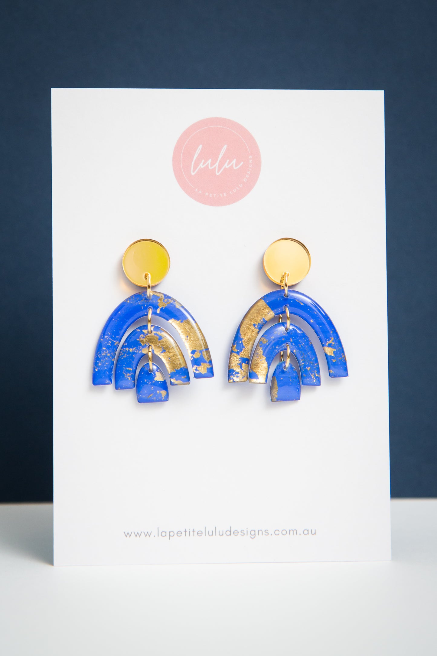 Arcadia Dangle | Gilded Glow (Blue)