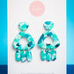 Jellyfish Dangle | Bold Brush (Teal)
