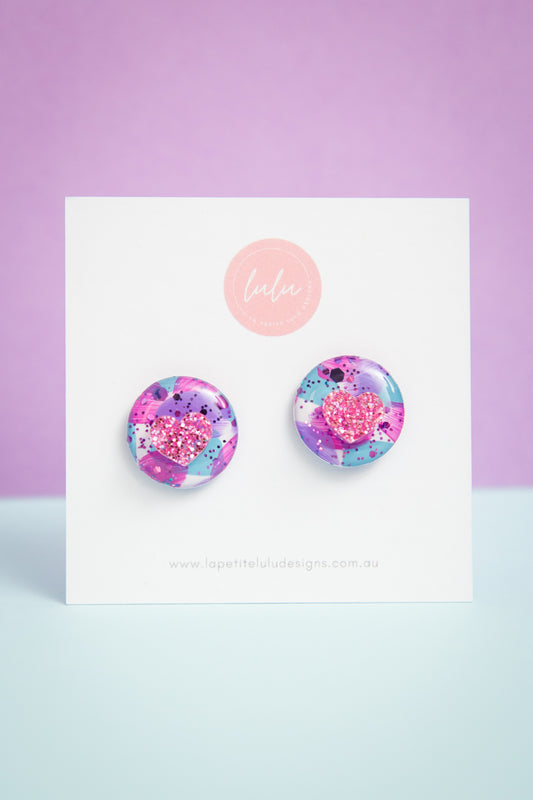 Circle Statement Stud | Sweetheart Sparkles
