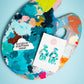 Jellyfish Dangle | Bold Brush (Teal)