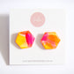 Hexagon Studs | Neon Dreams