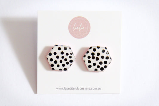 Hexagon Studs | Seeing Spots