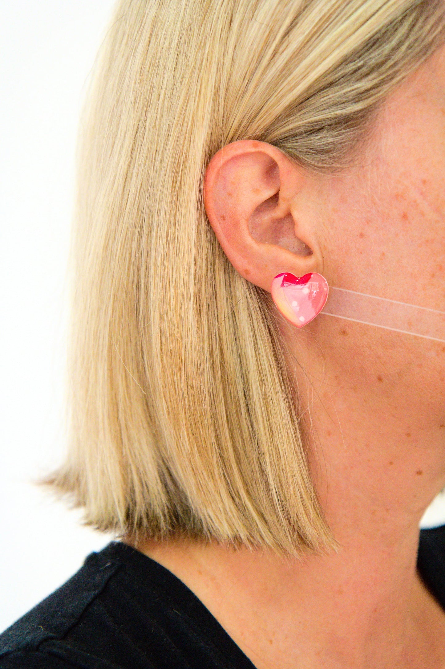 Heart Studs | Bubble Gum Army