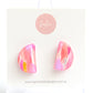 Half Moon Studs | Bubble Gum Army