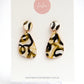 Teardrop Dangle | Noir Twist