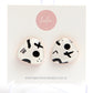 Pebble Studs | Monochrome Moments