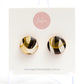 Circle Studs | Noir Twist