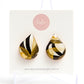 Teardrop Studs | Noir Twist
