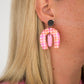 Neon Abstract Gingham Rainbows | Black