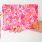 Wristlet Clutch - Fruit Salad (Gold)