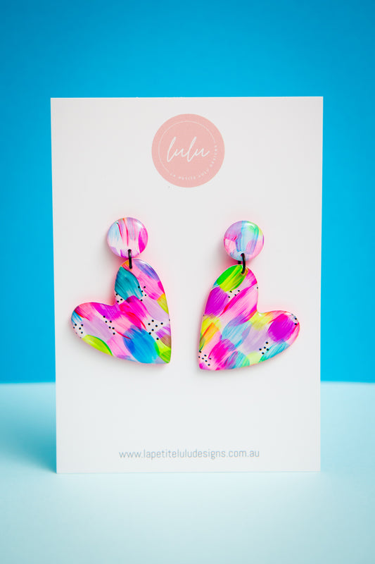 Lover Dangle | Patchwork Neon