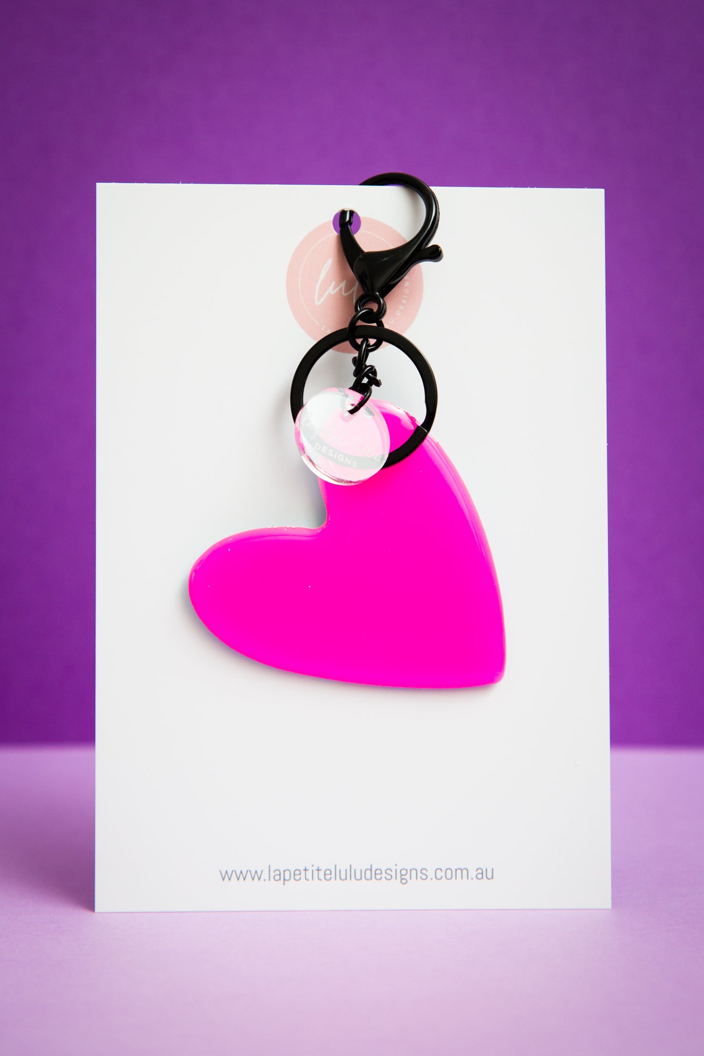 Heart Key Ring | Pink Passion