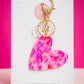 Heart Key Ring | Pink Passion