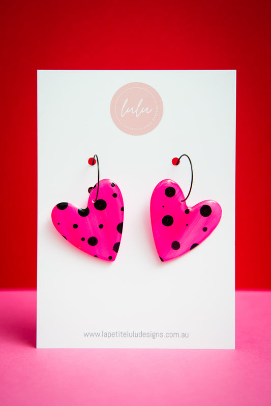 Lover Hoops | Spot Love (Pink)