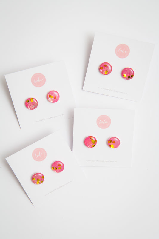 Circle Studs (Midi) | Rosé Reverie
