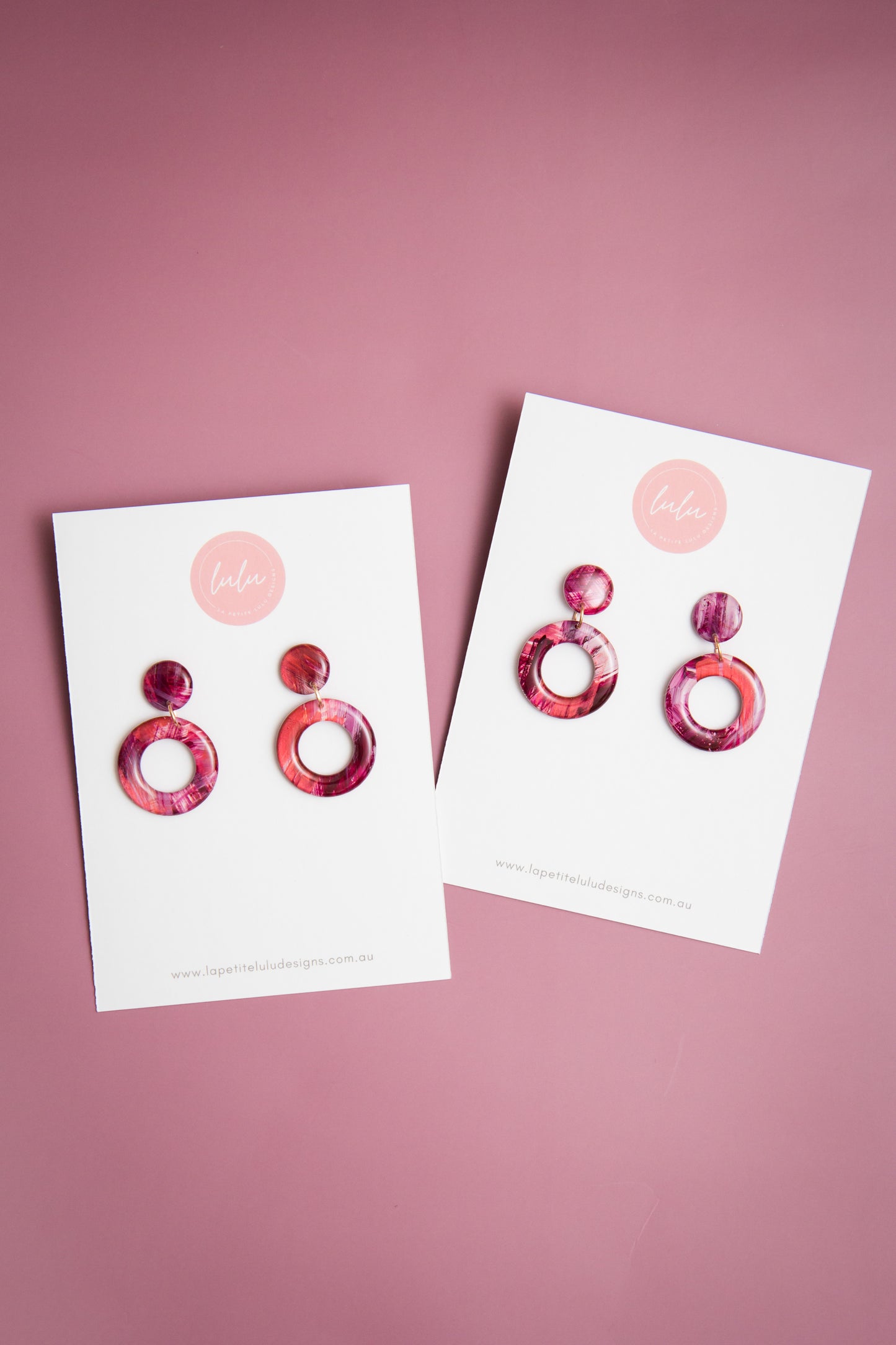 Oliva Dangle | Blush & Burnish