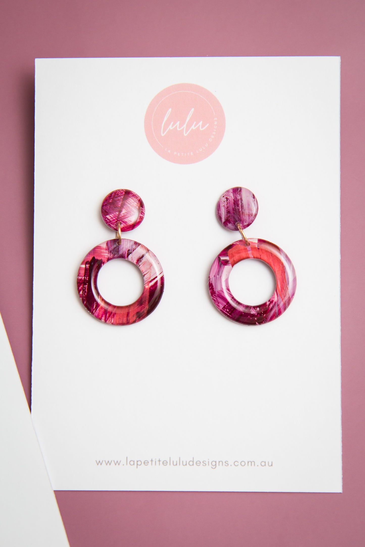 Oliva Dangle | Blush & Burnish
